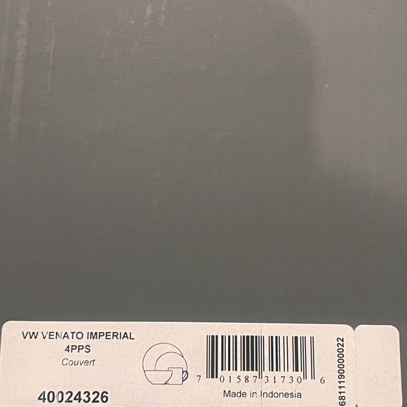 Wedgwood Vera Venato Imperial 4-Piece Place Setting - Picture 3 of 7